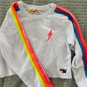 Aviator nation cropped crewneck

Only worn a few times